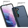 thumbnail image 4 of Samsung S23 Case with Card Holder 5G 6.1 inch Slim Dual Layer Heavy Duty Protective Galaxy S23 Case Hidden Card Slot Wallet Case for Samsung S23(Blue), 4 of 14