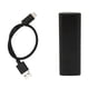 thumbnail image 1 of Adaptador de carcasa para SSD M.2 NVME SATA USB 3.2 Gen 2 de 10 Gbps compatible con UASP de aleación de aluminio para SSD PCIE NGFF 2230 2242 2260 2280 negro, 1 of 5
