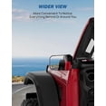 thumbnail image 2 of JOYTUTUS Mirrors Doors Off Compatible with 2024-2026 Wrangler JL Gladiator JT,  Wider View No Vibrate & Wobble (NOT FIT 1986-2023 Wrangler Gladiator), 2 of 9