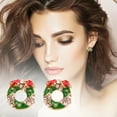 thumbnail image 4 of Fiudx Colgantes Navideños, Conjunto de Joyas Festivas para Mujer, Accesorios de Diseño Único para Las Orejas, Elegante Prenda de Fiesta, Opción Elegante para Banquetes, Ideas de Regalo Navideño, Piez, 4 of 4