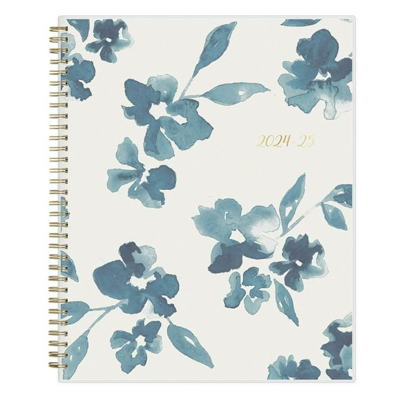 Blue Sky 2024-2025 Weekly Monthly Planner, 8.5x11, Bakah Blue