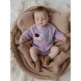 thumbnail image 4 of Rovasas Baby Sweater Romper Long Sleeve Embroidery Bodysuit Birthday Outfit, 4 of 9