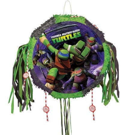 Teenage Mutant Ninja Turtles Pinata, Pull String, 19 x 18, 1ct