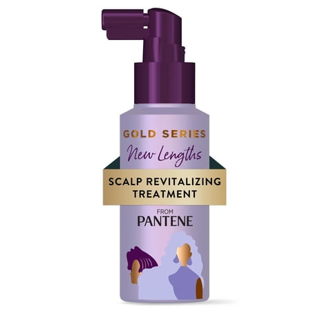 Pantene Gold Series New Lengths Scalp Revitalizing Treatment, for All Hair Types, 4.2 fl oz