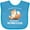 Turquoise, variant on Inktastic Happy First Mother's Day Boys or Girls Baby Bib