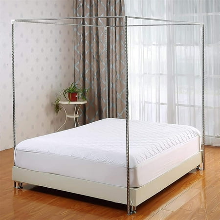 Mosquito Net Holder Four Corner Bed 25mm Stainless Steel Canopy Frame Metal T Pieces For Single Double King Size Super 1 5x2m Canada Mosquito Net Holder Four Corner Bed, Corner Bed King Size