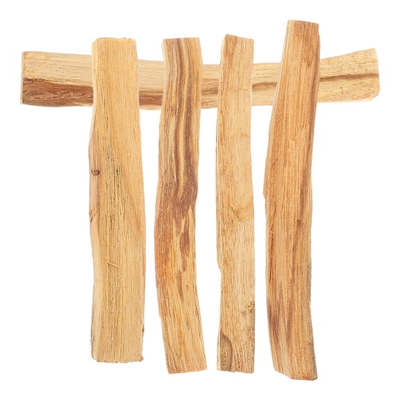 NICEXMAS 5Pcs Beige Wood Sticks for Crafting Unfinished Craft Sticks Wooden Rods Ceremonies 10.0*2.0*1.0in