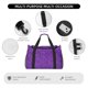 thumbnail image 4 of Disketp Glitter Purple Bolsa de Viaje Tipo Duffle, Bolso de Mano para Fin de Semana para Mujer, Bolsa de Gimnasio Ligera para Hombre, Esencial para Viajes, 4 of 7