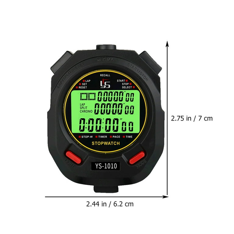 Running Stopwatch Match Timer Fitness Waterproof Stopwatch
