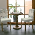 thumbnail image 3 of Dining Chair Covers Set of 6,Rustic Eucalyptus Leaf Pumpkin Universal Stretch Kitchen Seat Covers Parsons Chair Protector Slipcover for Home Restaurant Party Decor,Fall Colorful Plant on Wood, 3 of 6