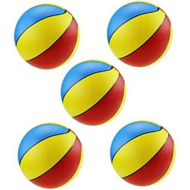 UNO1RC MC33104 Inflatable Basketball Outdoor Summer Toys Inflatable Pool Mini Pool Balls Basketball - 5 Piece