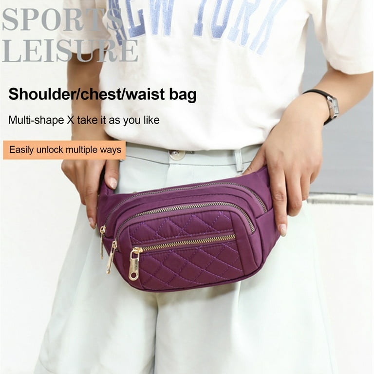 Women's Belt Bag Fanny Pack Trendy Leg Bag Outdoor Waist Bag Designer  Female Satchel Purse