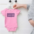 thumbnail image 5 of Gangsta Napper Rap Hip-hop Humor Romper Boys or Girls Infant Baby Brisco Brands 12M, 5 of 6