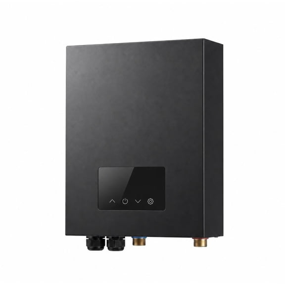 High Efficiency Tankless Electric Water Heater 18kW, 240V – Immediate On-Demand Hot Water for Whole House – Stainless Steel, Digital Display, Self-Modulating – Perfect for Showers – Power: 18KW