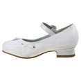 thumbnail image 3 of Josmo Little Girls Low Heel Mary Jane Dress Shoes, White Patent, 1, 3 of 7