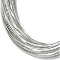 thumbnail image 3 of Primal Gold 10 Karat White Gold Twisted Oval Hoop Earrings, 3 of 5