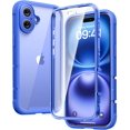 thumbnail image 1 of Funda para teléfono Diaclara diseñada para iPhone 16 6.1 (ultramar), color azul, 1 of 7