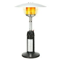 Costway 13,000 BTU Patio Heater Portable Tabletop Propane Standing LP Gas Heater Brown