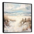 thumbnail image 2 of Designart "Charming Seaside Escape V" Beach Floater Framed Wall Art Prints, 2 of 5