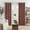 Blush, variant on Eclipse Ambiance Draft Stopper 100% Blackout Grommet 50 x 108 Curtain Panel in Charcoal