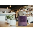 thumbnail image 6 of MUGBREW 11 Oz Ceramic Tea Cup Coffee Mug, Abstract Purple Grey Grunge Wall, 6 of 7