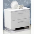 thumbnail image 4 of Newboti Furniture 2 Drawers Nightstand with Chrome Legs, White BN.0989, 4 of 5