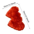 thumbnail image 3 of Heartfelt Carpet For Cozy Floor Soft Area Rug Lightweight Mat For Living Room Bedroom Dorm, 3 of 7