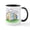 White/Black Inside, variant on CafePress - Sleeping Easter Bunny Mug - 11 oz Ceramic Mug - Novelty Coffee Tea Cup