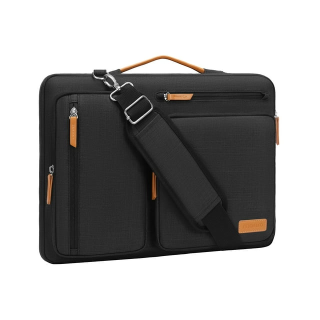 MOSISO 360 Protective Laptop Bag 16 inch, 15-15.6 inch Computer Shoulder Bag Compatible with MacBook Pro 16, HP, Dell, Lenovo, Asus, Side Open Messeng