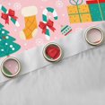 thumbnail image 4 of Feelyou Kawaii Santa Claus Teen Curtains Pack of 2 (42x84 Each), Winter Christmas Snowman Curtains Blackout, Xams Tree Bedroom Curtains, Window Curtains Room Decor, 4 of 6