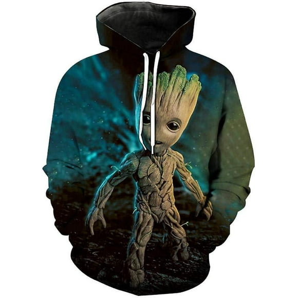 Guardians Of The Galaxy Movie Hoodie Men Women 3d Print Hoodie Hiphop Sweater I Am Groot Unisex Outerwear-b211
