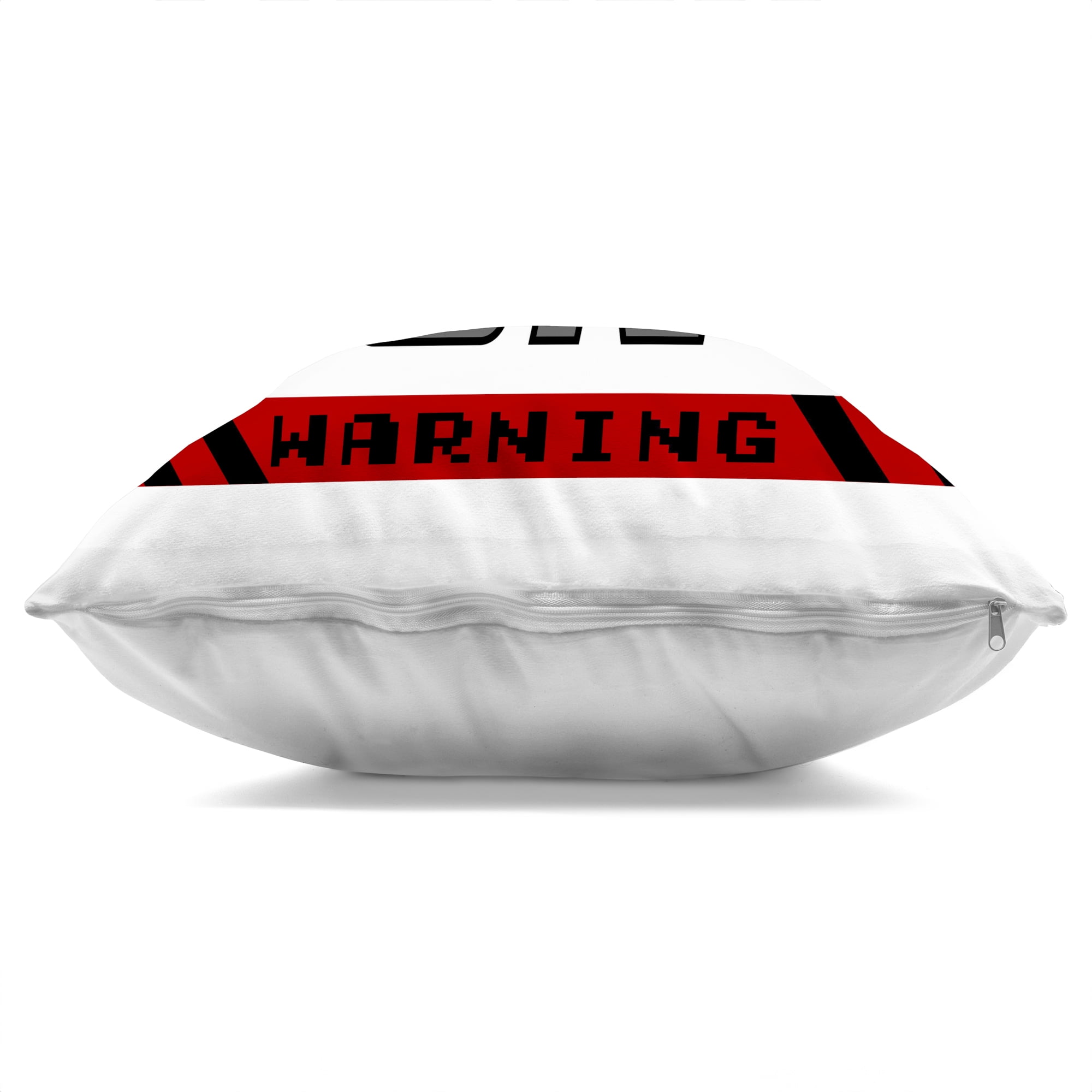 Stupell Industries Game Zone Warning Decorative Printed Throw Pillow, design by Marcus Prime, 18 x 7 x 18