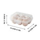 thumbnail image 2 of Organizador de frigorífico de plástico apilable para huevos apilables con asa para almacenamiento en la cocina, 2 of 4