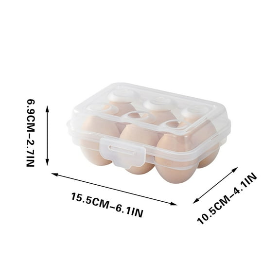 Miogawg Egg Storage Box, Refrigerator Crisper, Egg Protection Box, Portable Egg Carriage Container, For Camping Picnic Essential.
