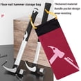 thumbnail image 3 of LJNYFDC Drawstring Pouch Hammer Nail Pouch Drawstring with Rope Hangable Waterproof Oxford 36cm Camping Tent Peg Hammer Nail Pouch for Travel Hammer Storage, 3 of 6