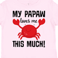 thumbnail image 4 of Inktastic My Papaw Loves Me Gift Boys or Girls Toddler T-Shirt, 4 of 5
