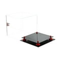 thumbnail image 6 of Versatile Deluxe Acrylic Display Case - Medium Square Box with Red Risers and Mirror 11" x 11" x 11" (A001-RR), 6 of 7