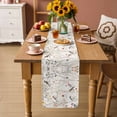 thumbnail image 3 of Spring Floral Table Runner, Summer Birds Botanical Country Washable Cotton Linen Table Runners 72 Inches Long, Dresser Scarf Runner for Dining/Coffee/Kitchen/TV Stands/Cabinets 13''x72'', 3 of 8
