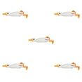 thumbnail image 1 of Advancent Cebo falso, señuelo de pato de superficie de plástico, cebos flotantes bien hechos para lubina, bagre, cebo biónico, fuerte No.2 5Conjunto, 1 of 6