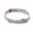 Silver -2 1PCS, variant on Vagzen Medical Alert ID Bracelet for Men Women, Diabetic Type 2, 8.45in, Silver 1PCS