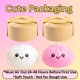 thumbnail image 3 of Juguete squishy Partymelon Dumpling, set de 2 piezas en rosa y blanco, 3 of 6
