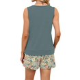 thumbnail image 5 of Short Sets Women 2 Piece Outfits Tank and Shorts Set Casual Summer Outfit Matching Sets Plus Size Two Piece Short Set Shorts Outfit Lounge Sets for Women Summer Comfy Summer Outfits for Women, 5 of 5