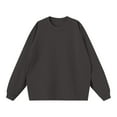 thumbnail image 1 of Birdeem Shirts for Men Mens Solid Color Winter Loose Long Sleeved T-Shirt, 1 of 1