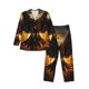 thumbnail image 1 of Balery Cool Black Eagle Pijama para Hombre de Dos Piezas con Manga Larga, Conjunto de Dormir y Descanso Suave con Bolsillos-Small, 1 of 7