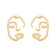 thumbnail image 1 of Joyería de moda para mujer, pendientes minimalistas con diseño de chica, accesorio para niña, 1 of 8