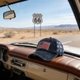 thumbnail image 6 of Kyusrd Summer Outdoor Gear and Accessories,Americans Flag Embroidered Baseball Cap Distressed Mesh Back Hat Vintage for Men Women Summer Outdoor Blue, 6 of 6