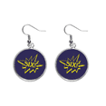 thumbnail image 1 of Six Explosion Splash Surprise Ear Dangle Silver Drop Earring Jewelry Woman, 1 of 3