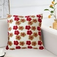 thumbnail image 6 of Moocorvic Throw Pillow Covers Floral, Soft Decorative Pillowcases 18x18 Spring Decor for Sofa Bedroom Patio Living Room, 6 of 7