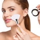 thumbnail image 2 of 4 brochas de maquillaje faciales con mango de madera para mujer, cerdas suaves y esponjosas, aplicador de arcilla y barro facial, herramientas de belleza., 2 of 7