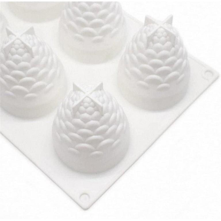 3D Christmas Tree Silicone Mold - MoldFun Xmas Tree Pan Silicone Mold for  Mousse Cake Muffin Baking, Ice Cube, Jello, Chocolate, Soap, Lotion Bar,  Bath Bomb, Candle (Random Color) 